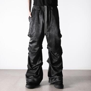 Tuck Wide Pants　BLACK No.22