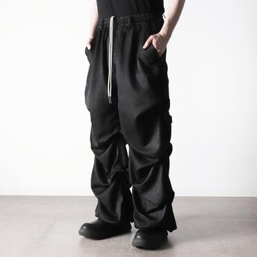 Tuck Wide Pants　UNEVEN D.GY No.16