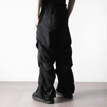 Tuck Wide Pants　UNEVEN D.GY No.18