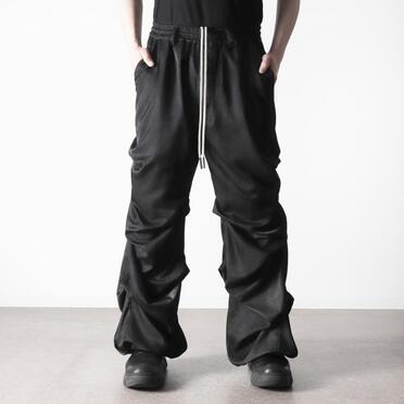 Tuck Wide Pants　UNEVEN D.GY No.22