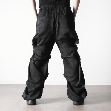 Tuck Wide Pants　UNEVEN D.GY No.24