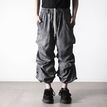 Tuck Wide Pants　UNEVEN GY No.22