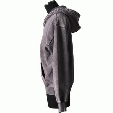 DISTRESSED RIVET HOODIE　FADE GRAY No.3