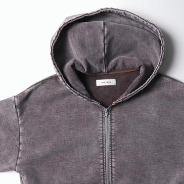 DISTRESSED RIVET HOODIE　FADE GRAY No.7