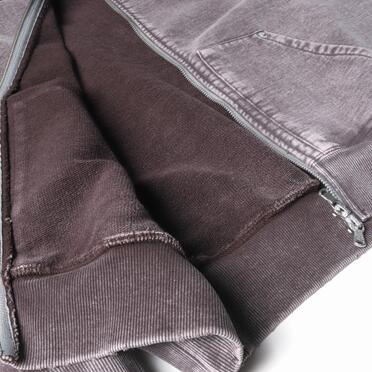 DISTRESSED RIVET HOODIE　FADE GRAY No.11