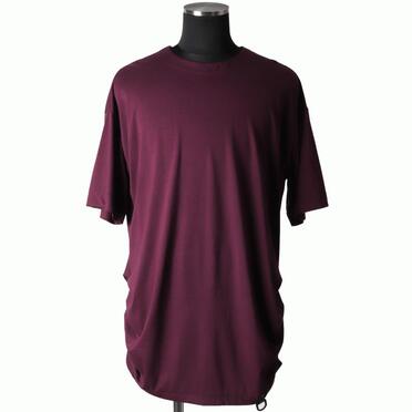 CrewNeck Long S/S TEE　WINE RED No.1