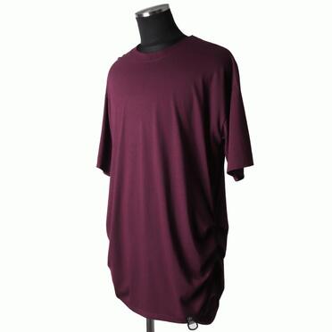 CrewNeck Long S/S TEE　WINE RED No.2