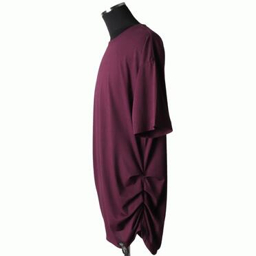 CrewNeck Long S/S TEE　WINE RED No.3