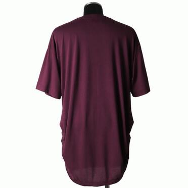 CrewNeck Long S/S TEE　WINE RED No.5
