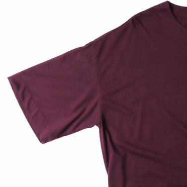 CrewNeck Long S/S TEE　WINE RED No.8