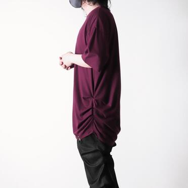 CrewNeck Long S/S TEE　WINE RED No.13