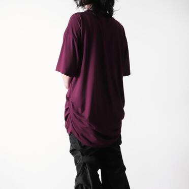CrewNeck Long S/S TEE　WINE RED No.14