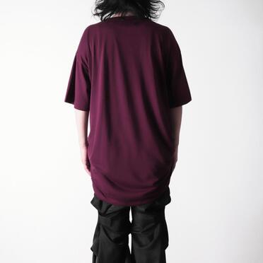 CrewNeck Long S/S TEE　WINE RED No.15