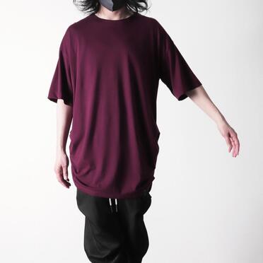 CrewNeck Long S/S TEE　WINE RED No.17