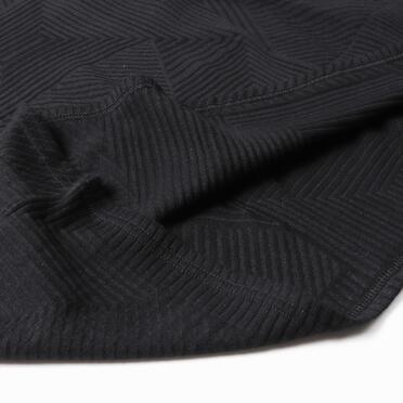 Deformed Stripe Pattern Tank Top　BLACK No.10