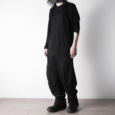 947PAM4 TOURER WIDE PANTS　BLACK No.23