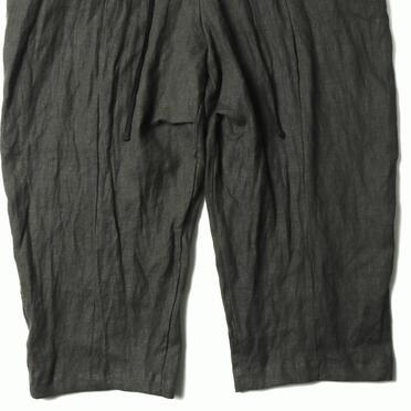 リネンキャンバス両面起毛 バルーンパンツ　KHAKI No.11