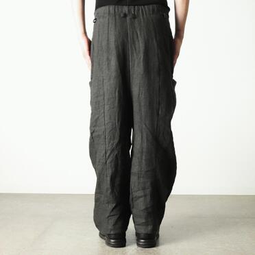 リネンキャンバス両面起毛 バルーンパンツ　KHAKI No.19