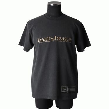 LOGO S/S TEE　BLACK No.1