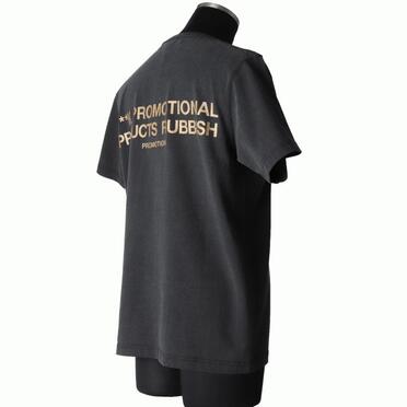 LOGO S/S TEE　BLACK No.6