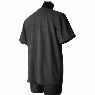 LOGO S/S TEE　SUMI BLACK No.6