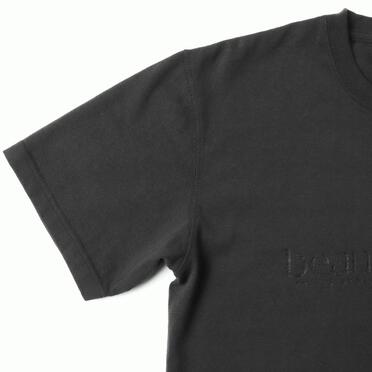 LOGO S/S TEE　SUMI BLACK No.8