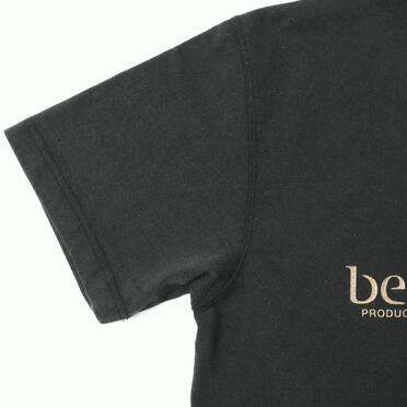 LOGO S/S TEE　BLACK No.8
