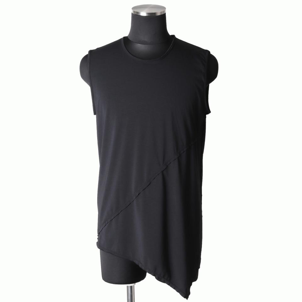 TRベア天竺 ノースリーブプルオーバー　BLACK