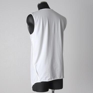 TRベア天竺 ノースリーブプルオーバー　WHITE No.4