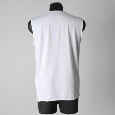 TRベア天竺 ノースリーブプルオーバー　WHITE No.5