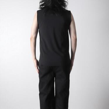 TRベア天竺 ノースリーブプルオーバー　BLACK No.17