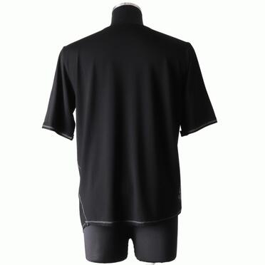 レーヨンベア天竺 アシンメトリーTシャツ　WHITE No.16