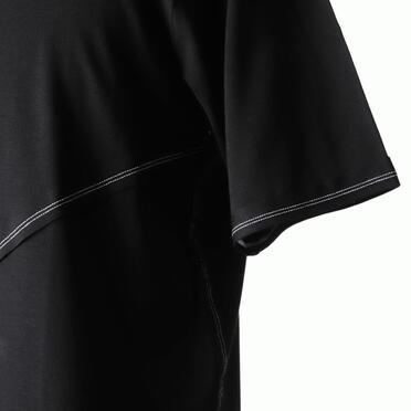 レーヨンベア天竺 アシンメトリーTシャツ　WHITE No.17