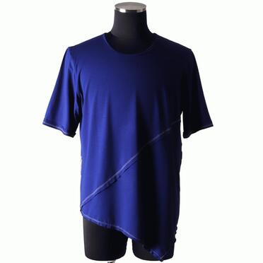 レーヨンベア天竺 アシンメトリーTシャツ　WHITE No.19