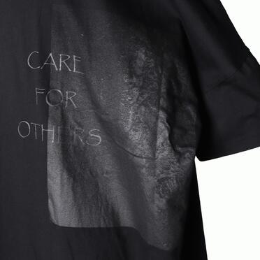 コットン天竺 ビッグTシャツ　BLACK×BLACK No.10