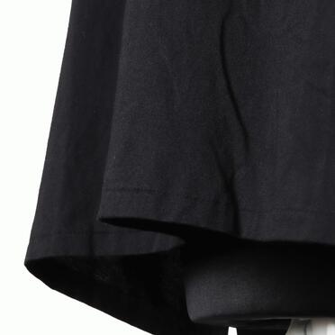 コットン天竺 ビッグTシャツ　BLACK×BLACK No.12