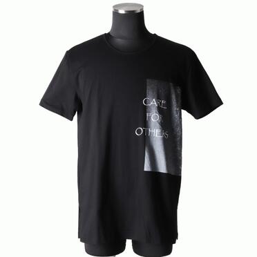 コットン天竺 Tシャツ　BLACK×WHITE No.1