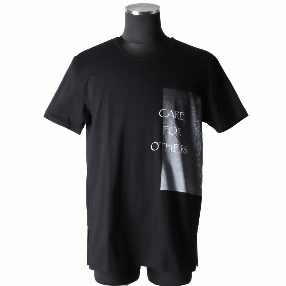 コットン天竺 Tシャツ　BLACK×WHITE