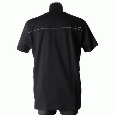 コットン天竺 Tシャツ　BLACK×WHITE No.5