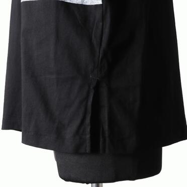 コットン天竺 Tシャツ　BLACK×WHITE No.11