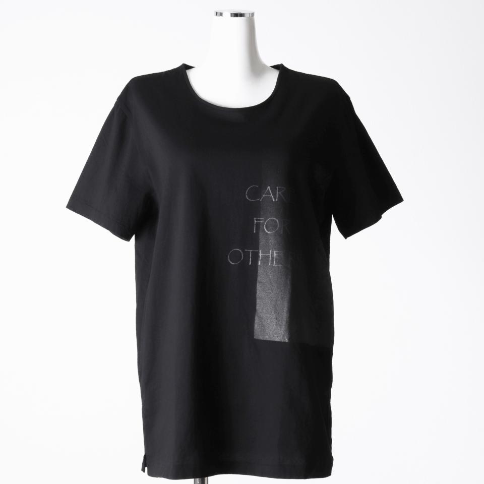 コットン天竺 Tシャツ　BLACK×BLACK