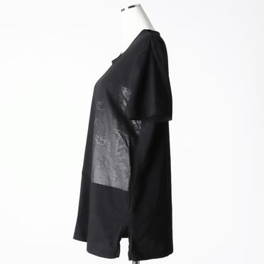 コットン天竺 Tシャツ　BLACK×BLACK No.3