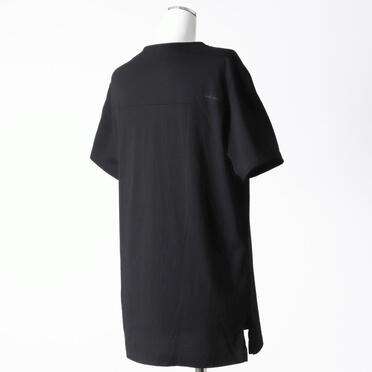 コットン天竺 Tシャツ　BLACK×BLACK No.6