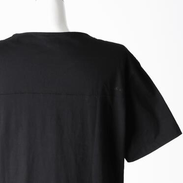 コットン天竺 Tシャツ　BLACK×BLACK No.9