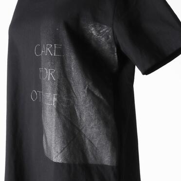 コットン天竺 Tシャツ　BLACK×BLACK No.10