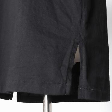 コットン天竺 Tシャツ　BLACK×BLACK No.11