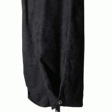 P-403 Wide Easy Pants with Hem Button　BLACK No.10