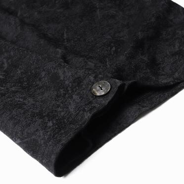 P-403 Wide Easy Pants with Hem Button　BLACK No.14