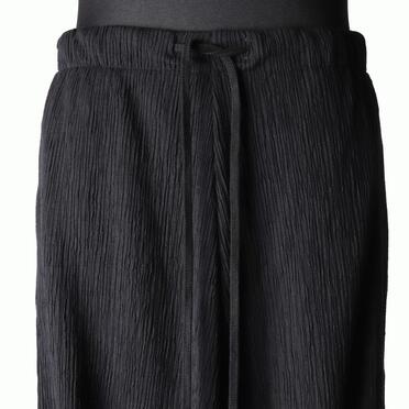 TC楊柳 サルエルパンツ　BLACK No.7