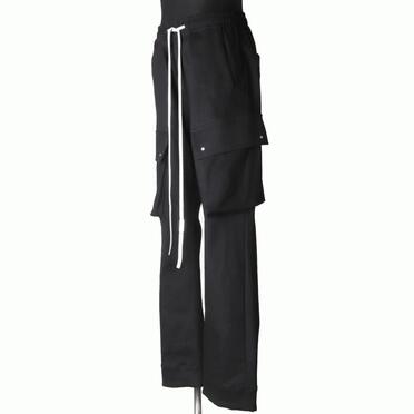 Stretch Cargo Flared Pants　BLACK No.2